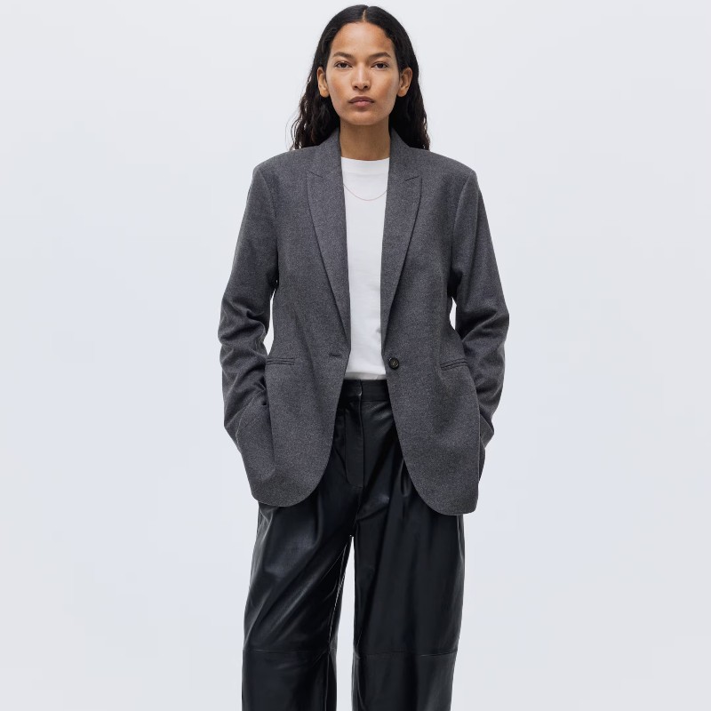 Single-breasted blazer - Alternative view